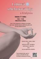 lekce jógy v tělocvičně