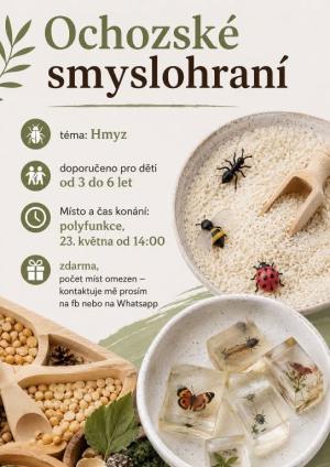 smyslohraní zaměřené na hmyz